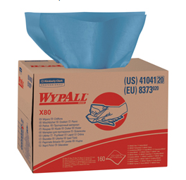 BLUE WYPALL X80 WIPER 160/ 12.5 x 16.8