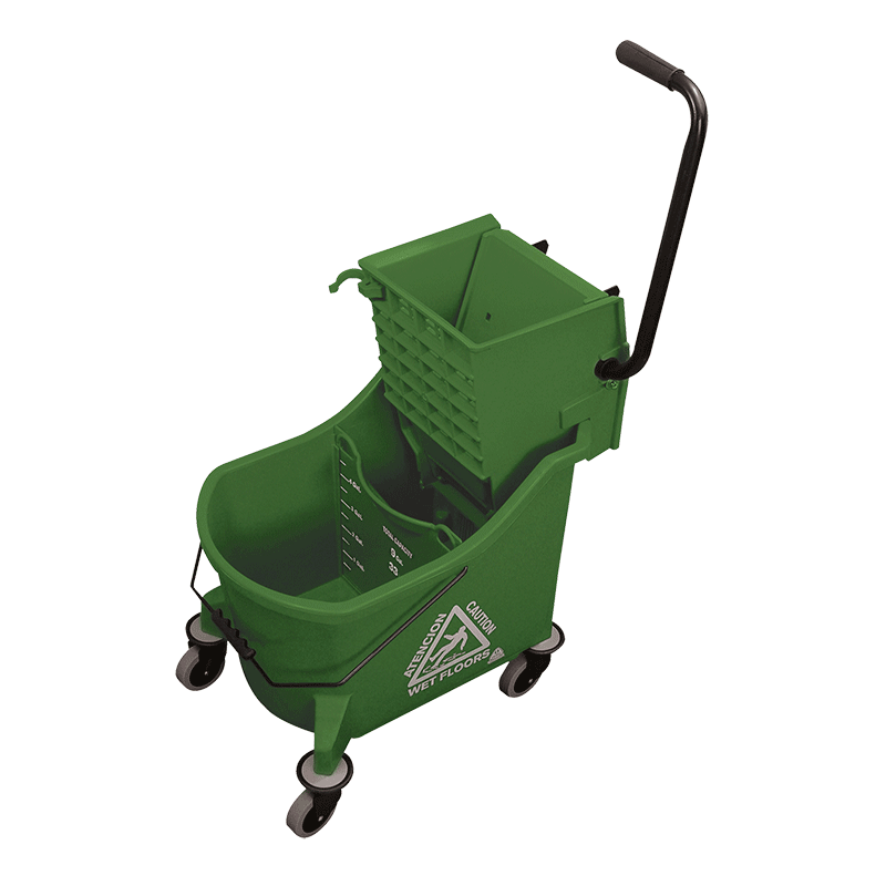 MAXIPLUS GREEN BUCKET WRINGER COMBO 36QT