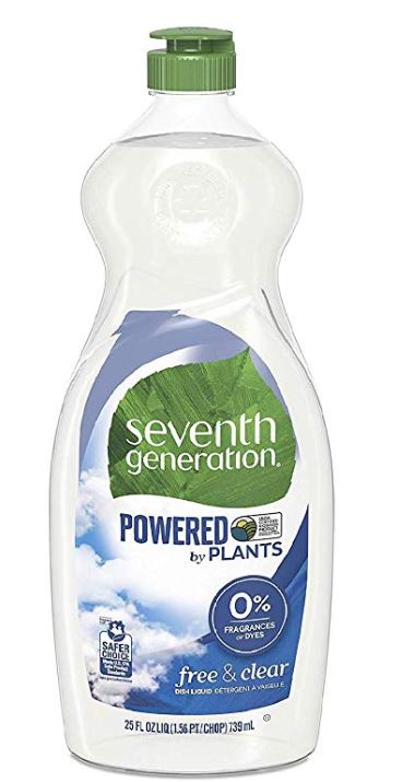 SEVENTH GEN DISH SOAP LIQ FRAG FREE 19OZ 6/CS