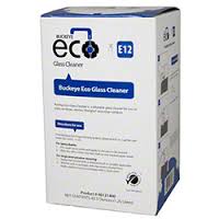 E12 GLASS CLEANER HD 4/1.25 GREEN SEAL CERT ECO DARK BLUE