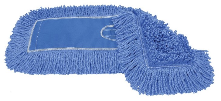 5&quot; x 36&quot; MAXITWIST MICROFIBER  LOOP END DUST MOPS BLUE 12/ 