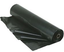 POLY SHEETING BLACK 20&#39;X 100&#39; 6MIL 