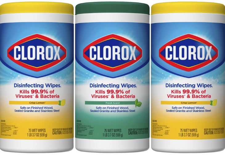 CLOROX DISINFECTING WIPES, 75 WIPES 12/, FRESH SCENT/CITRUS