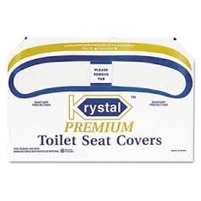 TOILET SEAT CVR 10/250  HALF-FOLD