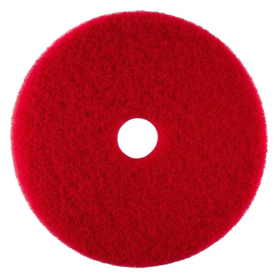 3M 20&quot; RED FLR PAD  BUFF 5/