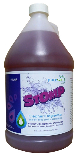 PURESAN STOMP COMMERCIAL CLEANER/DEGREASER 4GAL/ (424)